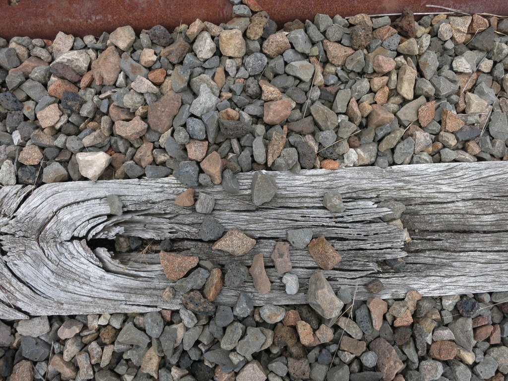 Very very old railway sleeper